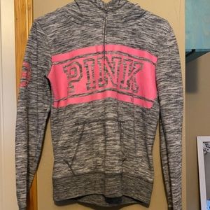 Pink half zip